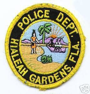 Florida - Hialeah Gardens Police Dept (Florida) - PatchGallery.com Online Virtual Patch ...