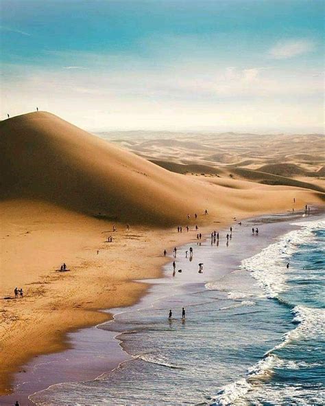 Namibia where the namib desert meets the sea. Beautiful attraction point South Africa 🇿🇦