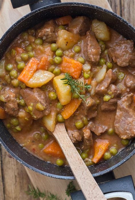 Chunky Thick Italian Beef Stew - An Italian in my Kitchen