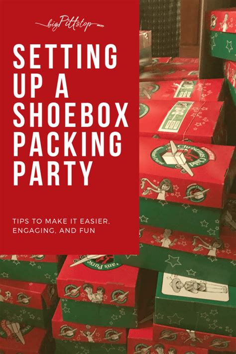 OCC Shoebox Packing Tips | Packing Party Ideas | BIGPITTSTOP