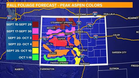 Colorado fall colors 2023 outlook: Better colors north this year? | 9news.com