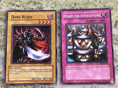 Yu-gi-oh 2 Kort Dark Blade & Ready for Intercep.. (413272206) ᐈ Köp på ...