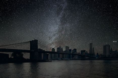 Perfect Pitch: Impossibly Starry City Skies in Blackest Night - WebUrbanist