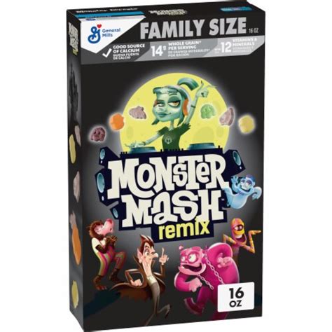 Monster Mash Remix with Monster Marshmallows Halloween Kids Cereal, 16 oz - Kroger