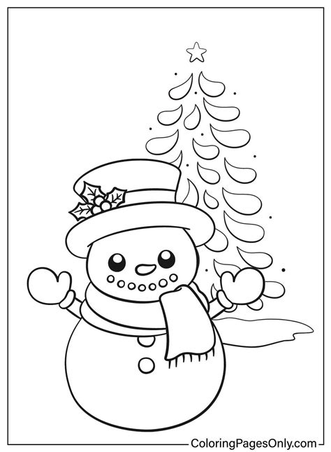 Snowman Coloring Book - Free Printable Coloring Pages