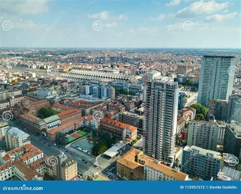 Milan Aerial View. Milano City, Italy Stock Photo - Image of building, bank: 115957572