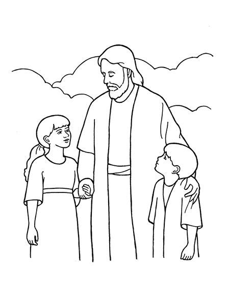 Coloring Pages Of Jesus