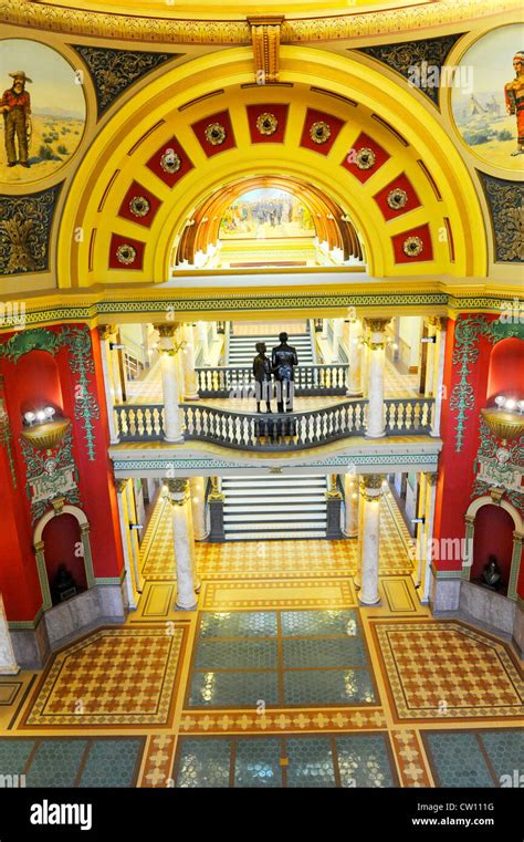 Interior Montana State Capitol Building Helena MT US Stock Photo - Alamy