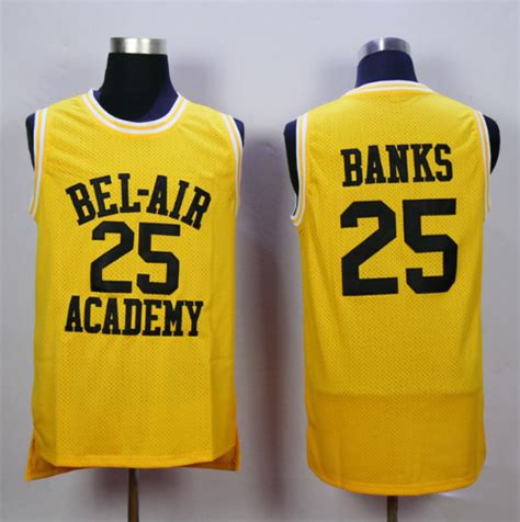 Will Smith Basketball Jersey,The Fresh Prince Of Bel Air Academy 25 Carlton Banks Basketball ...