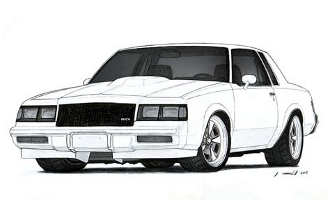 Online crop | HD wallpaper: 1986, buick, drawing, grand, national ...