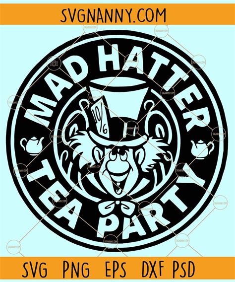 Mad hatter SVG, Alice in Wonderland SVG, Mad hatter hat svg | Alice in ...