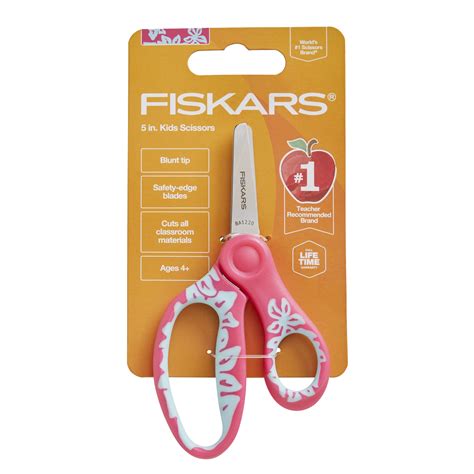 Fiskars Softgrip Blunt-tip Kids Scissors (5 in.) - Pink - Walmart.com