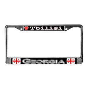 Georgia License Plate Frames - CafePress