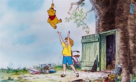 Image - Christopher Robin has to catch Pooh Bear from flying.jpg | Disney Wiki | FANDOM powered ...