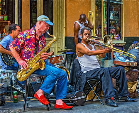 New Orleans Jazz - Paint Photograph by Steve Harrington - Pixels