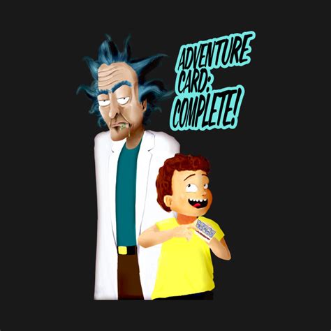 Morty Adventure Card: Complete - Rick And Morty - Tank Top | TeePublic