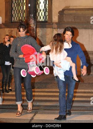 Tom Cruise and wife Katie Holmes arriving at the MAD MONEY Premiere at ...