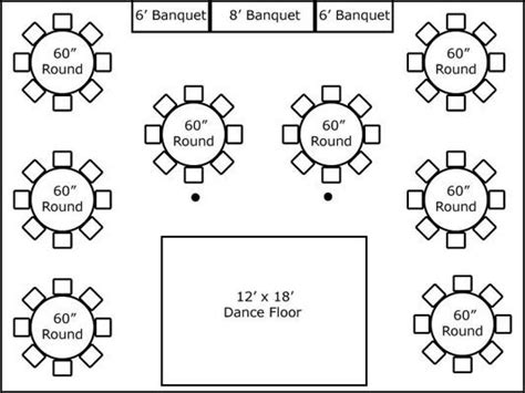 30′ x 40′ w/ Round Tables, Buffet & Dance Floor - Super Stuff Party Rental