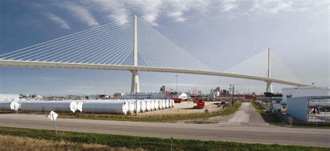 CFCSL New Harbor bridge. Corpus Christi, Texas. USA. Under Construction. - CFCSL