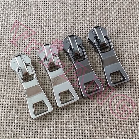 20pcs/lot, Fashion Bags Garment Accessories Silver Black Color 5# Zipper Sliders for Metal ...