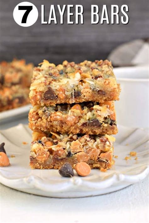 The BEST, Easy Seven Layer Cookie Bars Recipe