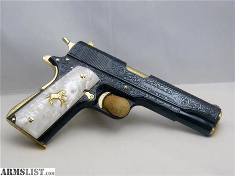 ARMSLIST - For Sale: Colt Aztec 38 Super 1911 engraved