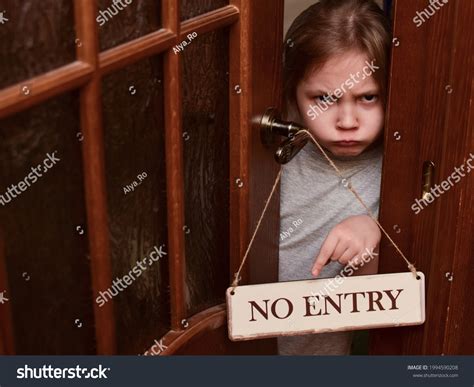 Angry Child Closes Door His Room Stock Photo 1994590208 | Shutterstock