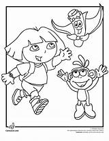 Coloring Page Dora The Explorer 29738 Cartoons Printa  Vrogueco sketch template