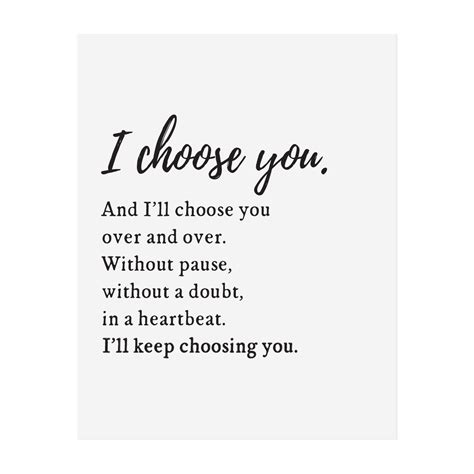 I Choose You Art Print – The Anastasia Co.