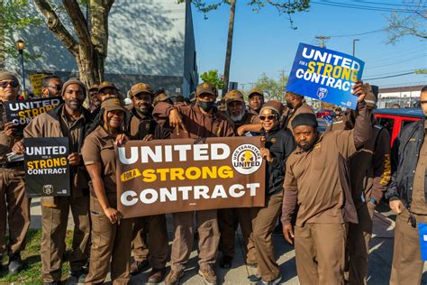 Local UPS Teamsters, workers hold rally demanding stronger union ...