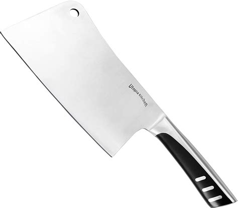 Utopia Kitchen Cleaver Chopper Butcher Knife, 7-Inch