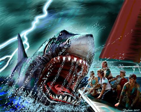 Pin by Chris Bailey on Jaws movies | Horror pictures, Jaws film, Shark art