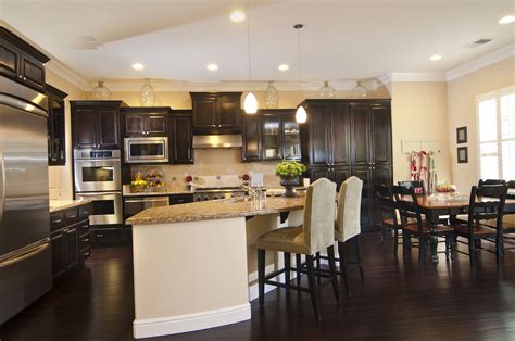 34 Kitchens with Dark Wood Floors | Home Stratosphere