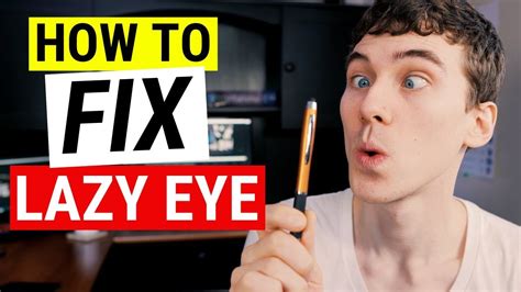 HOW TO FIX LAZY EYE | Amblyopia Treatment Strategies | Lazy eye exercises, Eye exercises, Dry ...