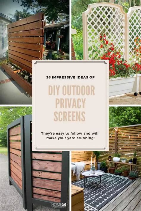 36 Impressive DIY Outdoor Privacy Screens Ideas (2023)