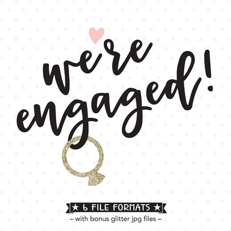 Engagement SVG We're Engaged SVG Bride and Groom shirts | Etsy in 2021 | Engagement party ...