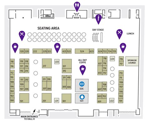 New Orleans Exhibit Hall Map | DrupalCon