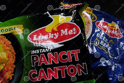 Manila, Philippines - July 07, 2022 : Product Shot of Monde Nissin Lucky Me Instant Noodles ...