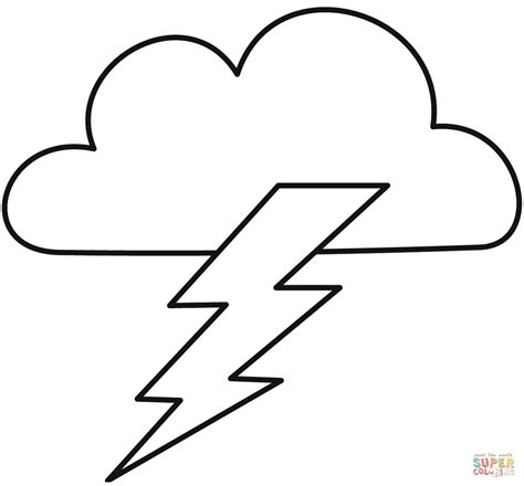 Thunder Coloring Pages