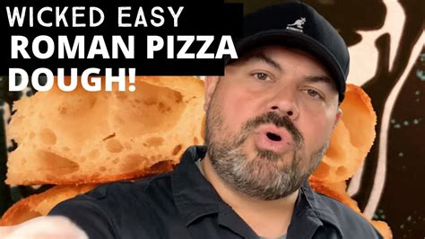 Easy Roman Pizza Dough | How to Make Roman Pizza Dough - YouTube