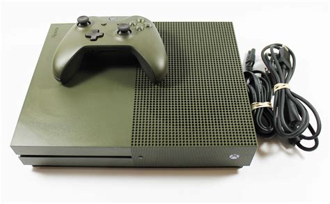 Xbox One S Battlefield 1 Military Green Special Edition 1TB System