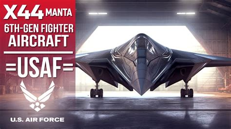 X-44 MANTA : Here's, the 6th-Gen Fighter Jet You've Never Seen Before - YouTube