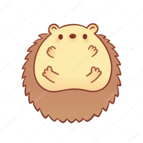 Baby hedgehog drawing | Cute cartoon baby hedgehog — Stock Vector © Sudowoodo #192067444