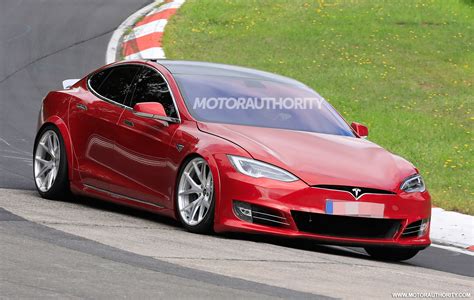 Tesla Model S Plaid spied at the Nurburgring