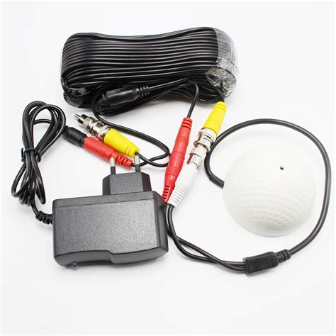 Mini CCTV High Sensitive Microphone Security Camera Audio Mic DC Power ...