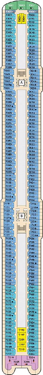 Mein Schiff 1 Deck plan & cabin plan