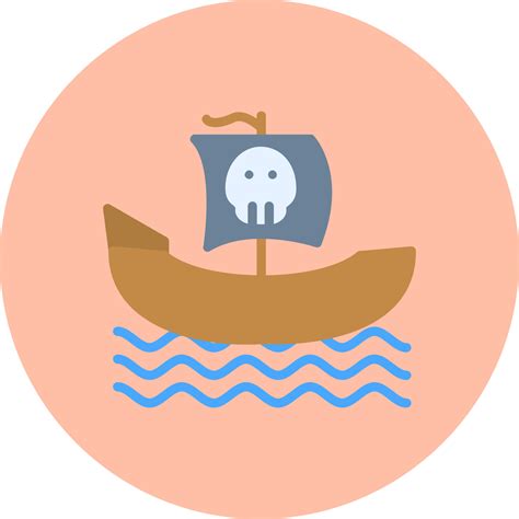 Pirate Ship Vector Icon 16417232 Vector Art at Vecteezy