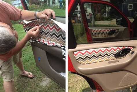 Grosgrain: Custom Fabric Car Door Panels How-To