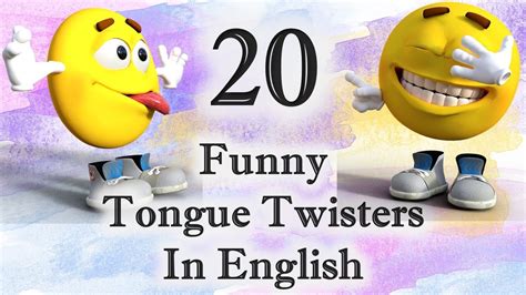 20 Tongue Twisters in English | Tongue Twister for children | Funny Tongue Twister Game ...