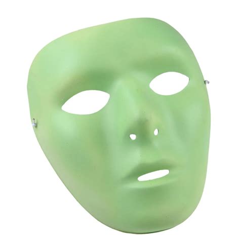 Glow in the Dark Noctilucent Face Mask for Halloween Masquerade Carnival Costume-in Party Masks ...